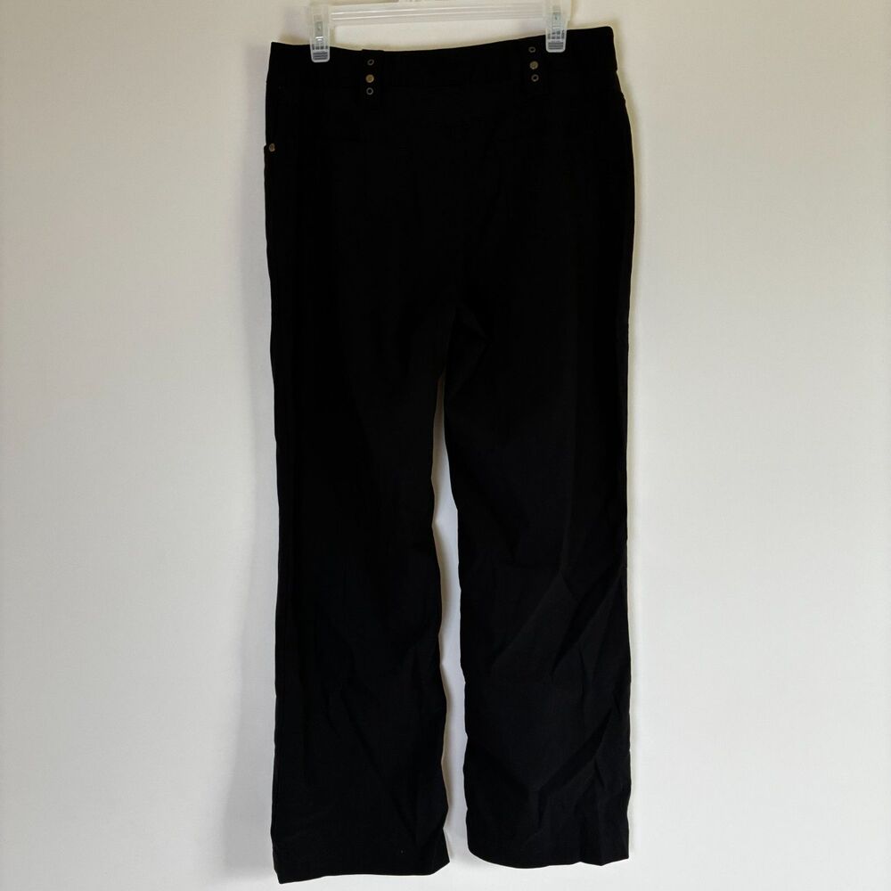 Dalia Black Stretch Career Casual Trousers Size 10